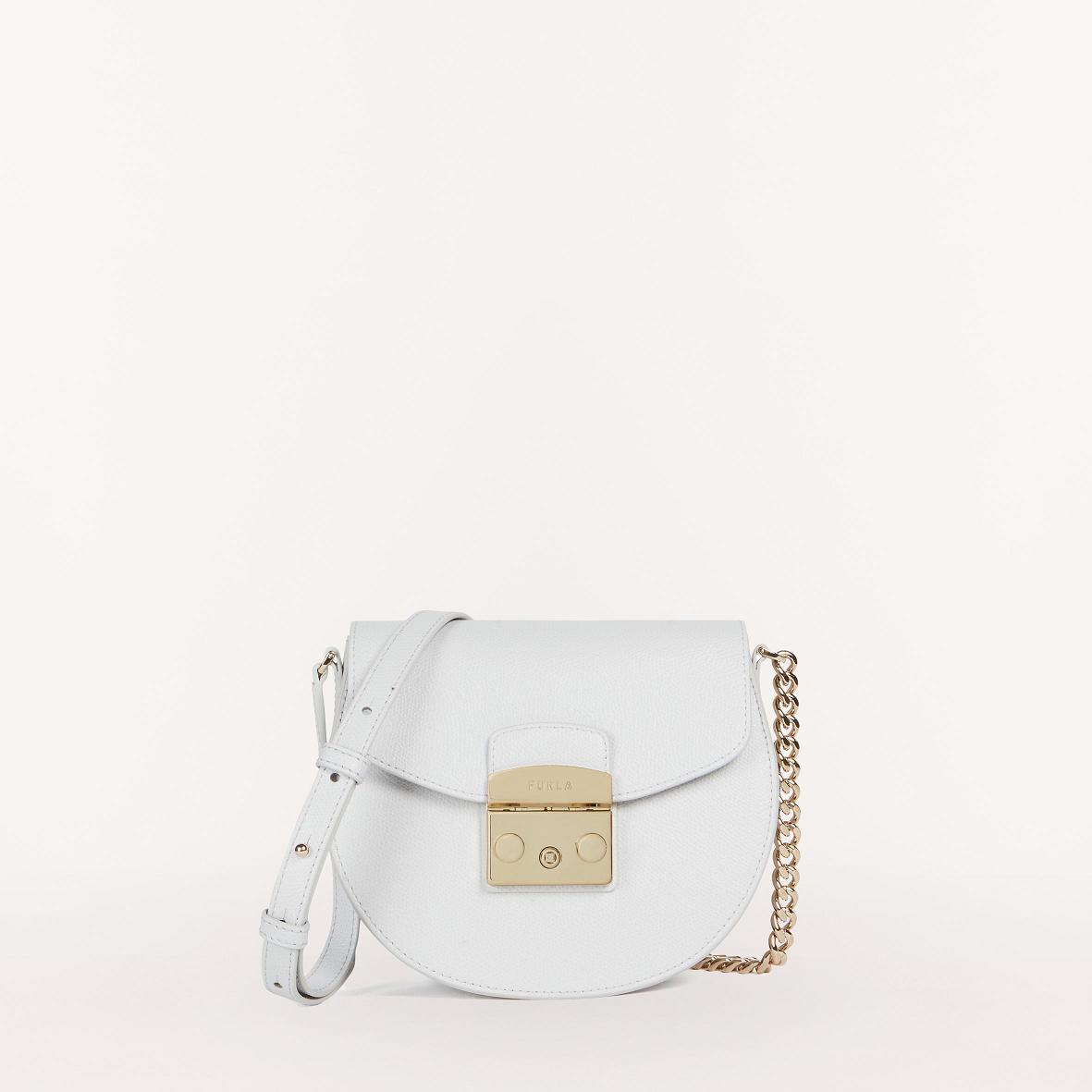 Furla Metropolis Tasker Tilbud - Crossbody Dame Grå Hvide IXG450637